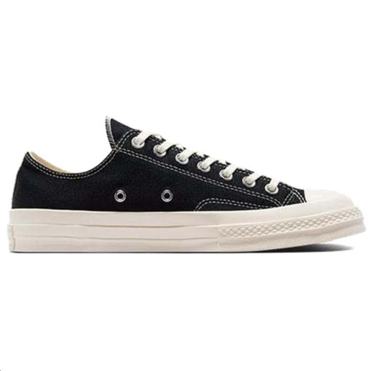 Converse x Comme des Garcons PLAY Chuck 70 Ox 'Single Heart Black' Men's A08804C