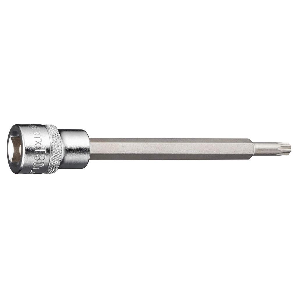 TONE Long Torx Socket T30 (Heavy Duty) 3TX-T30L, 9.5mm (3/8") Drive,