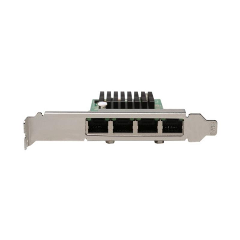 4 Ports PCIe 4 for I350-T4 Chip 10/100/1000Mbps Lan Card Four Port Server Gigabit Card PCIe Thernet