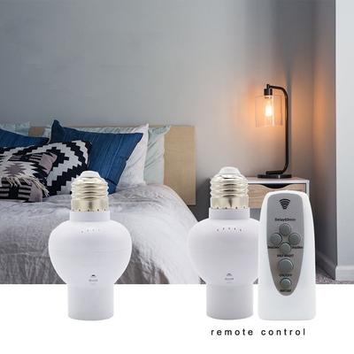 With Timer Wireless E27 Socket Bulb Night Light Accessories Lamp Bases Remote Control Lamp Holder