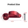 Aluminium Zinc Zinc Alloy Helmet Holder Helmet Carry Hook Motorcycle Hook Single Hole Hook Motorbike Hook