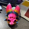 Yousheng 3D-печатное украшение Светлячок Милая магнитная фигурка светлячка со светящимся в темноте хвостом Красочный магнит-светлячок на холодильник для домашнего декора Веселый