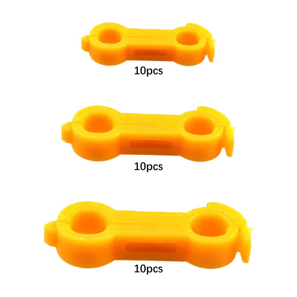 10x Кольца для ног птицы Птичьи ножные ремешки Простая установка Коррекция Ограничители для ног курицы Для птиц Попугай Утки Перепела