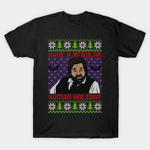 Men Black Print T-shirt Regular Human Holiday No-Cut Transfer Paper Print Cotton Tshirt