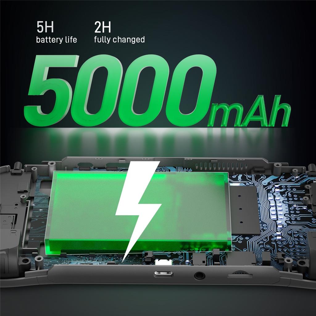 Портативная ретро игровая консоль K56, 5000 мАч, Android 14, для PS1/PSP/DC/SS, 5.5'' сенсорный экран, 50 эмуляторов