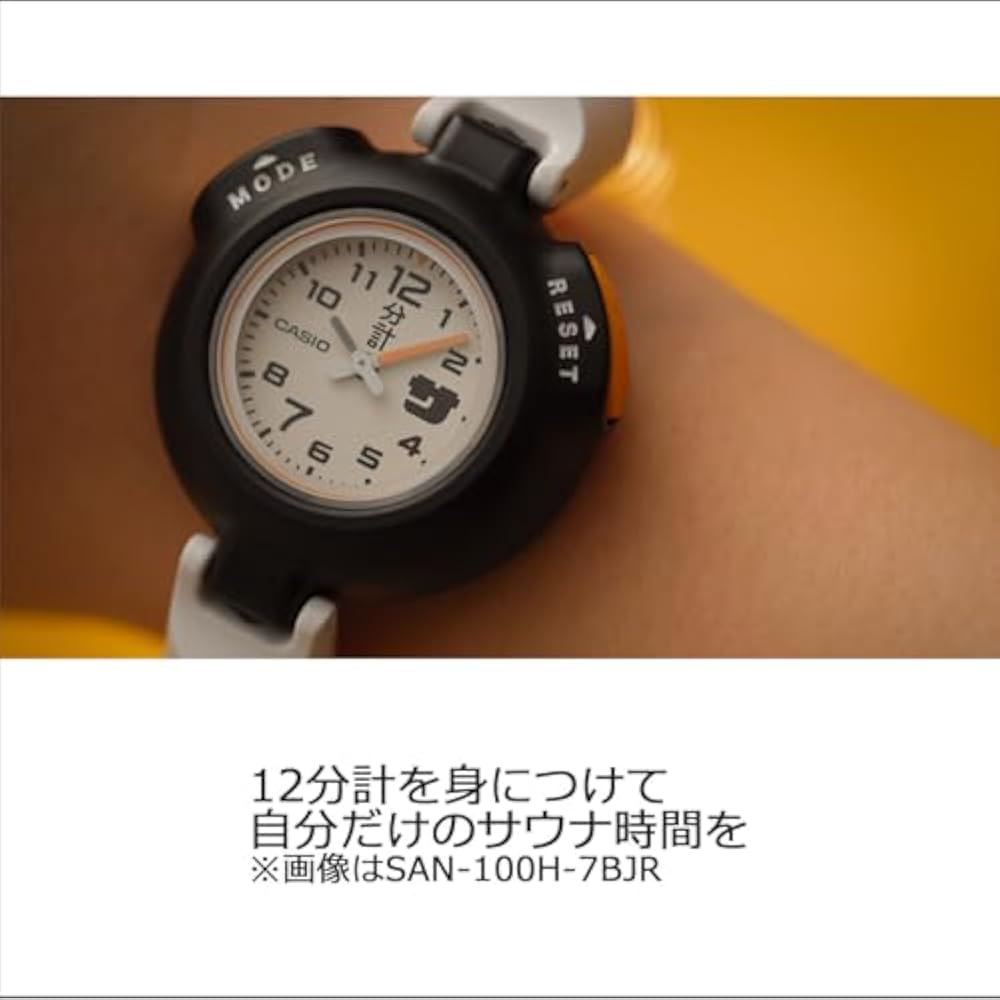 Casio ] Часы Casio Collection [Оригинальный японский товар] Часы для сауны SAN-100H-1BJR Унисекс Черный
