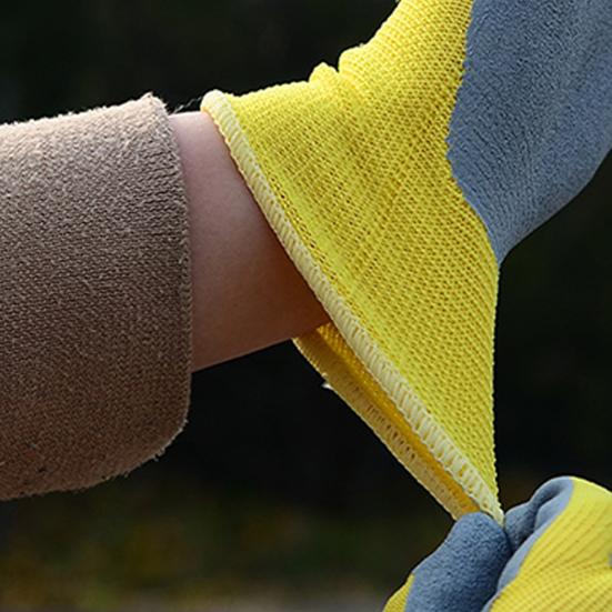 Yousheng 1 пара детских садовых перчаток с мультяшным рисунком, износостойкие, устойчивые к проколам, плотно прилегающие, нескользящие резиновые рабочие перчатки