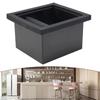 Coffee Grounds Box Stainless Steel Espresso Coffee Knock Box  Desktop Embedded Hollow Bottomless Grounds Bucket Grounds Bin