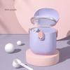 Solid Color Baby Milk Powder Container with Spoon Portable Baby Food Storage Newborn Toddler Snack Box Baby Essentials