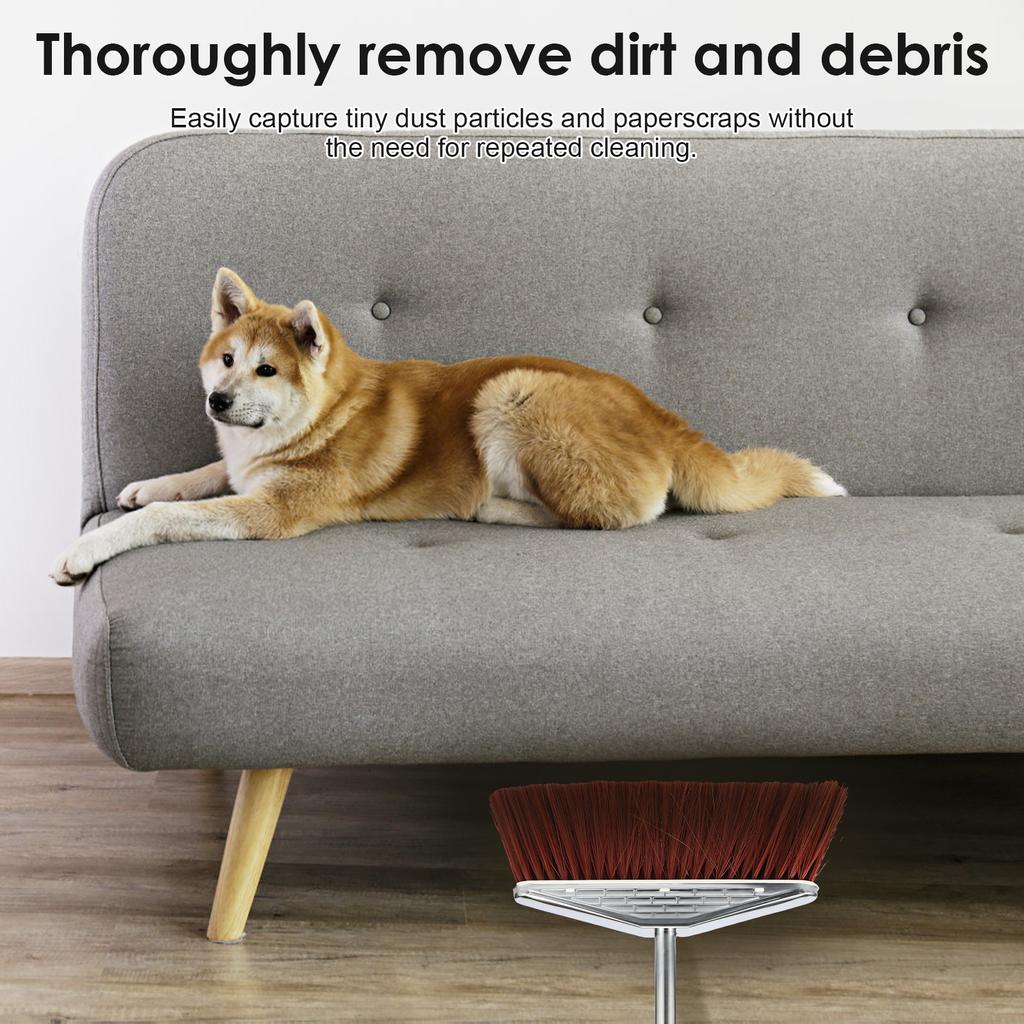 Набор совков для мусора из нержавеющей стали Magic Brushs, комбинированный бытовой инструмент для уборки, совок для мусора с длинной ручкой, подметание