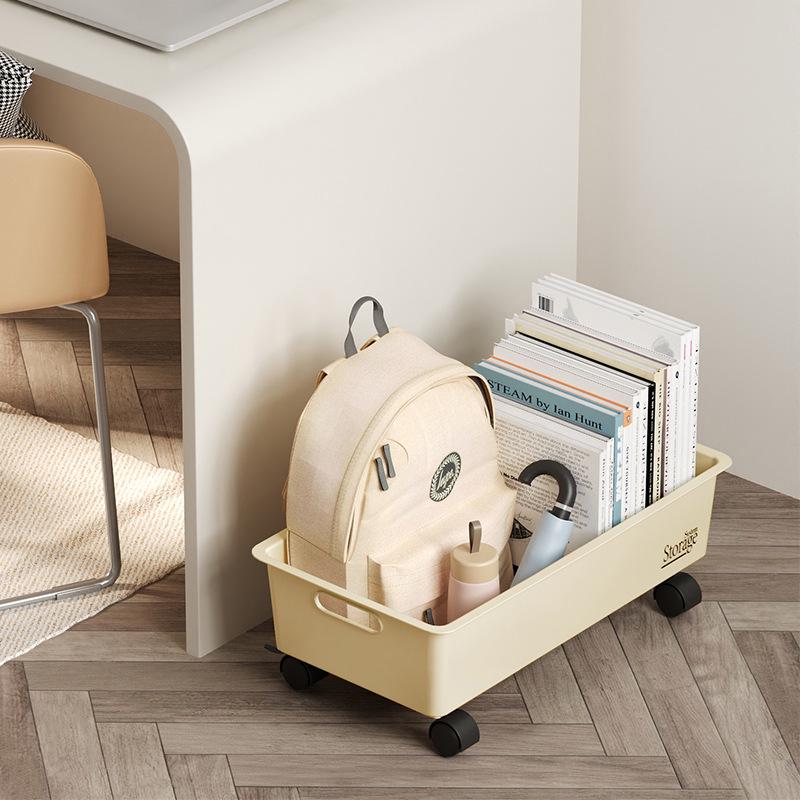 Выдвижной ящик для хранения книг под столом: Передвижной школьный рюкзак и органайзер для книг для общежитий