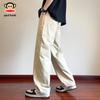 Paul Frank Men's Loose Straight-Leg Cargo Pants