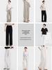 Yulu Women's Linen Straight-Leg Summer Pants - Loose, Breathable, Slimming, Versatile, and Casual Long Pants