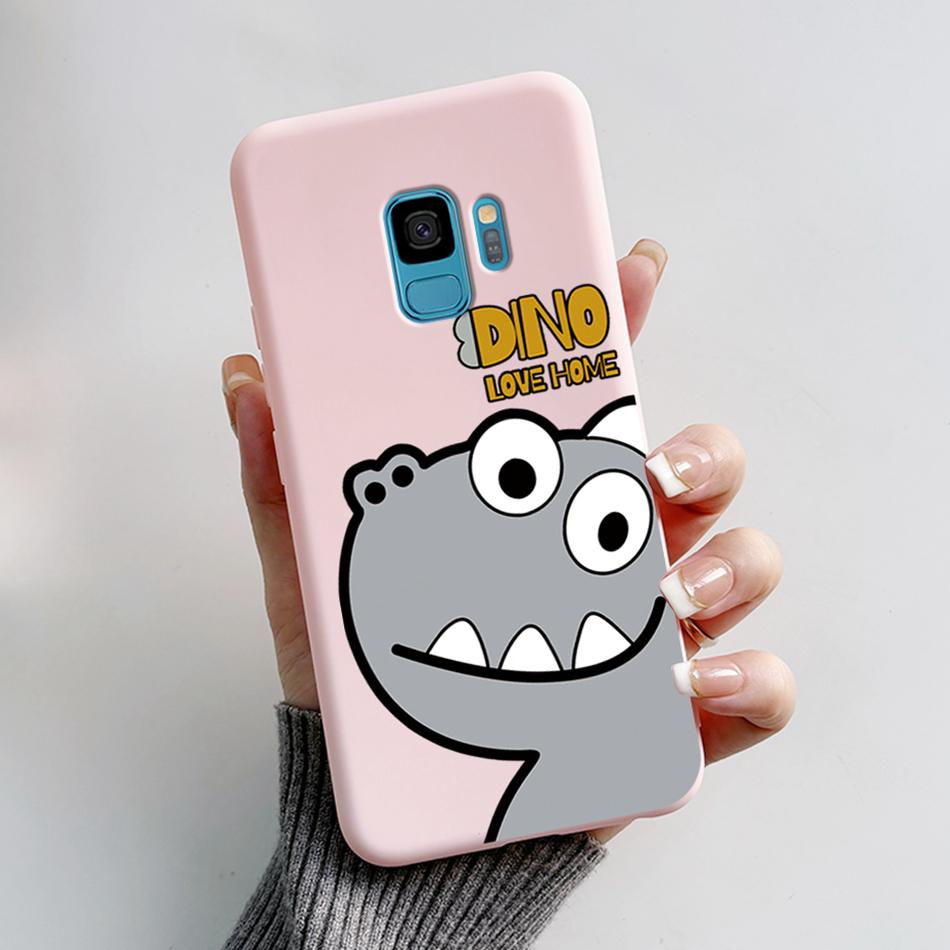 Case For Samsung Galaxy S9 S 9 Plus Phone Cover Cute Cat Cartoon Bear Frog Soft TPU Coque For Samsung S9 Bumper S9+ S9PLUS Funda