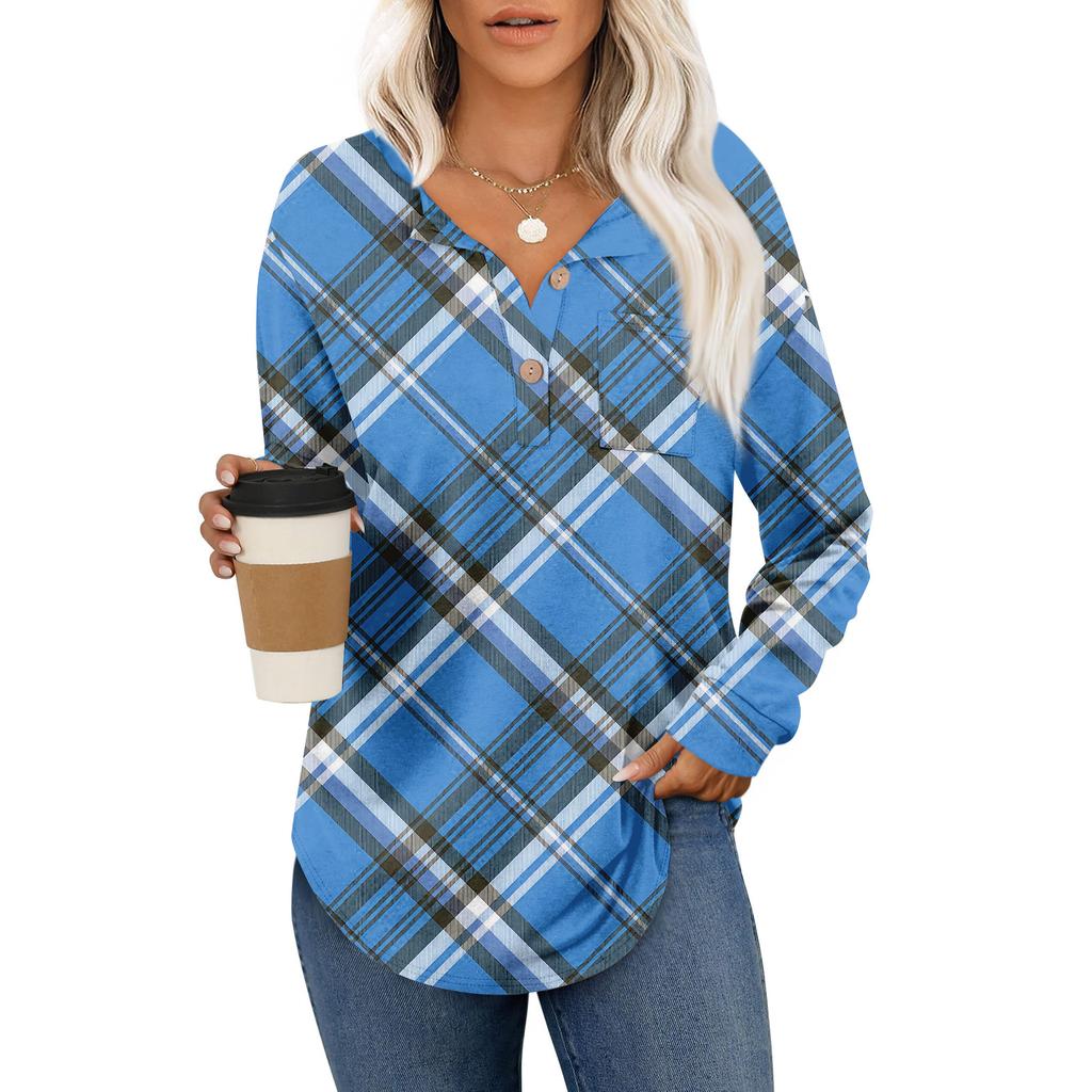 Женский модный топ с длинными рукавами в стиле ретро с принтом