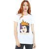 Snow White And The Seven Dwarfs Womens/Ladies Evil Queen Head Cotton Boyfriend T-Shirt