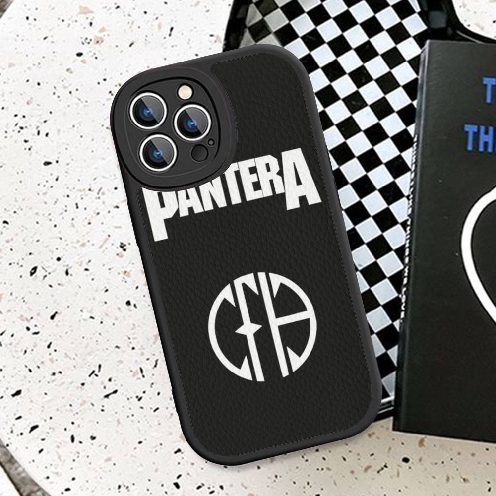 Dark Heavy Metal Rock P-PanteraS Band Phone Case For IPhone 11 12 13 14 15 16 Pro Max Plus Leather Cover