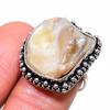 Biwa Pearl Gemstone 925 Sterling Silver Jewelry Ring Size 7