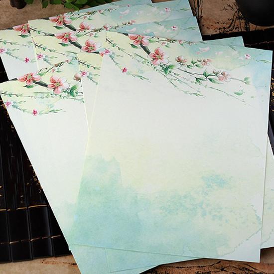 8Pcs Party Letter Paper Set Канцелярские принадлежности Школьный офисный блокнот для рисования Эскизный блокнот Канцелярские принадлежности