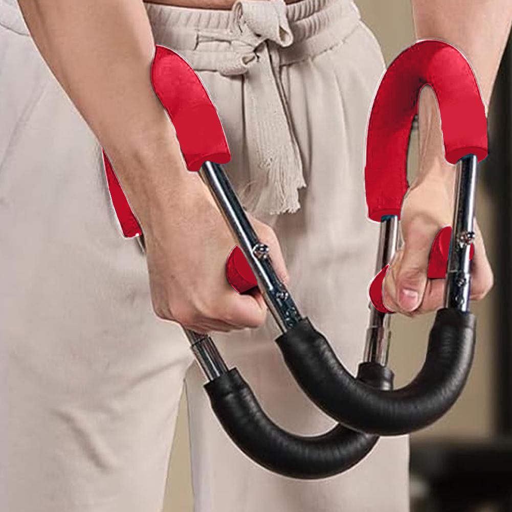 Twister Arm Trainer Adjustable Chest Workout Equipment Detachable U-Shaped Arm Trainer with Hairband Portable Power Twister Bar