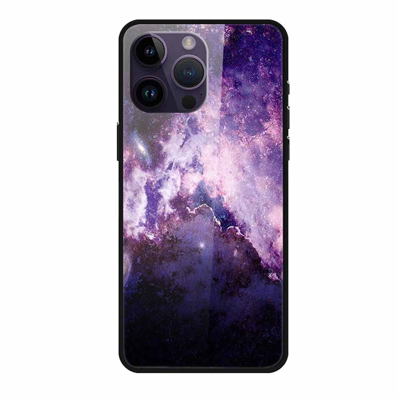Закаленное Стекло Чехол Для iphone 15 Pro Max Чехол Жесткое Стекло Задняя Крышка Мягкий ТПУ Бампер Для iphone 16 Pro Max Чехол для Телефона 16Pro Max