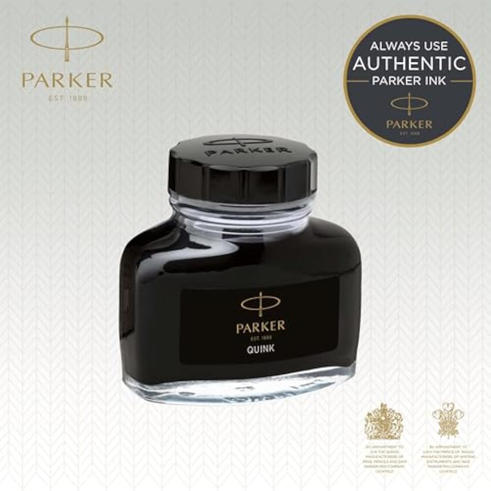 PARKER Parker Чернила для ручки Quink Черные S1162110 57мл Обычные Импортные