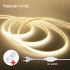 220V COB LED Neon Strip Light 288 LEDs/M Waterproof Warm White Flexible Lamp for Room Garden Decoration Multiple Lengths