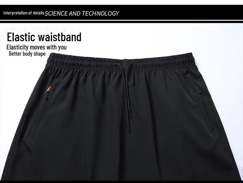 Летние спортивные шорты со светоотражающими полосками, молнией и тканью Ice Silk, XS-4XL, 108 моделей