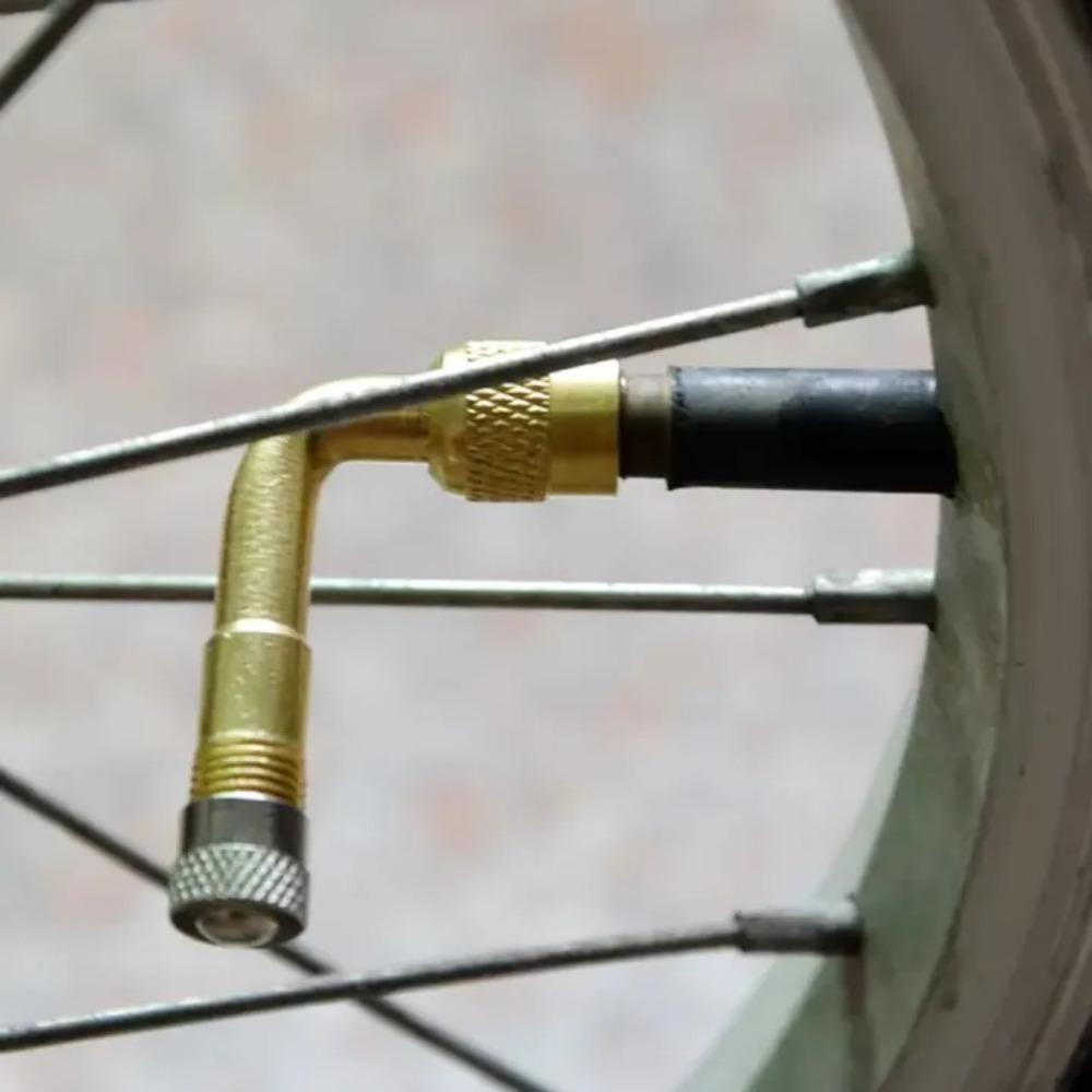Car Tyre Inflation Valves Copper Extension Tube 45 90 135 Degree Angle Bent Valve Adaptor Motorcycle Bike Tyre Valve Connector