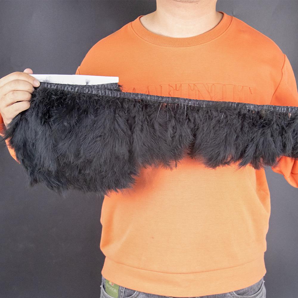 2 5 10 Метров цветной отделки из перьев марабу индейки 4-6 дюймов, бахрома из перьев для шитья, рукоделия, украшения свадебного платья для вечеринки