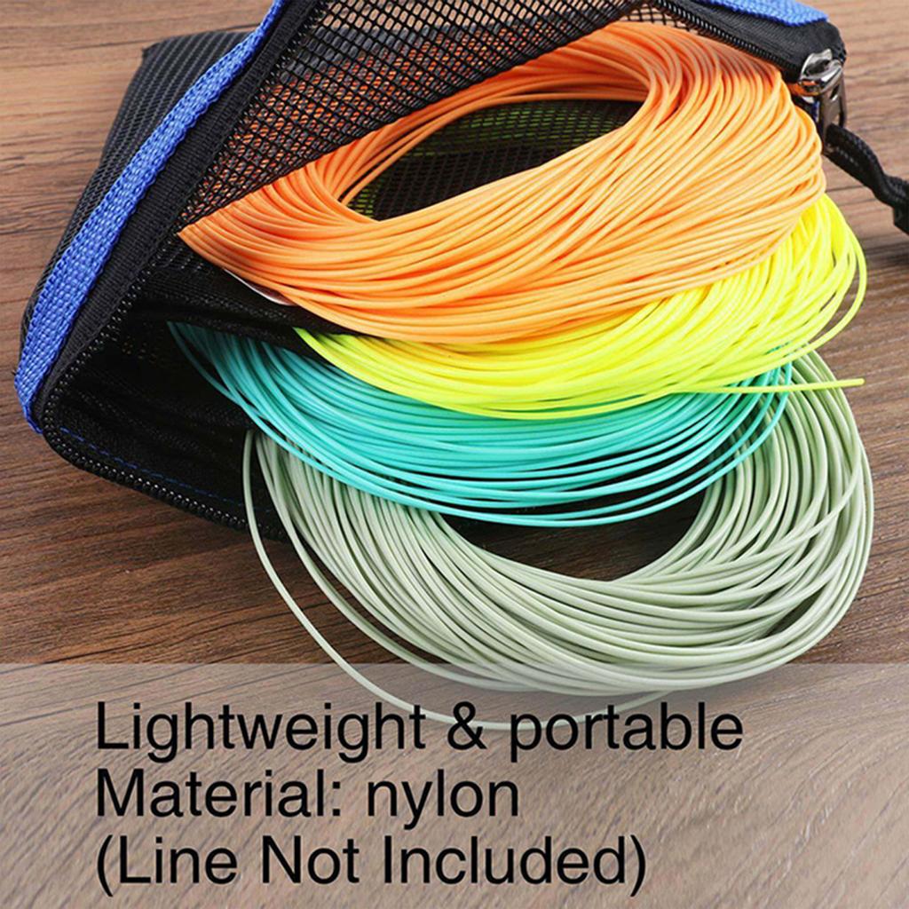 Сумка для хранения поводков для ловли рыбы нахлыстом Yousheng Fly Fishing Leader, черная сетка, карман для поводков для ловли рыбы нахлыстом, для соленой пресноводной рыбалки