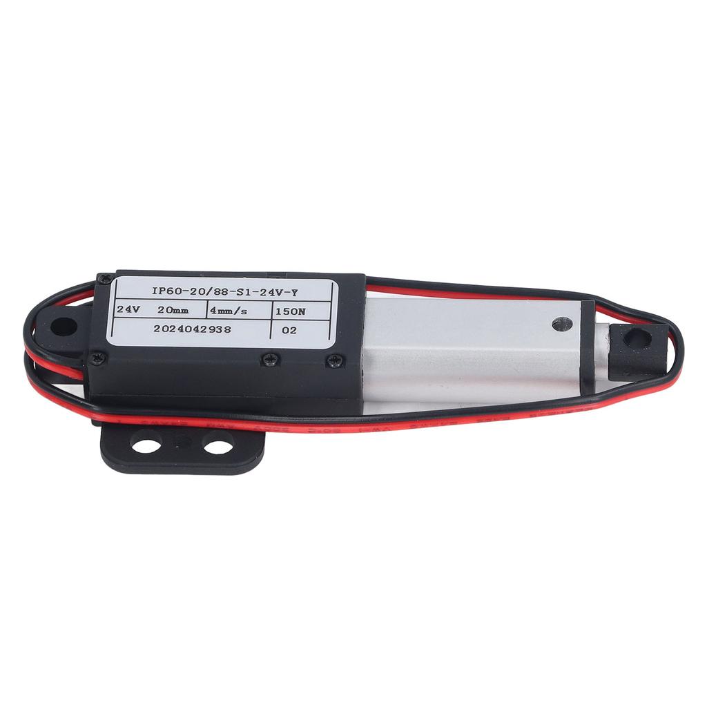 Электрический микролинейный привод, ход 20 мм, скорость 4 мм, тяга 150 Н, автоматический выдвижной мини-линейный привод