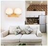 Modern Minimalist Wooden Wall Lamp for Bedroom and Aisle (Chinese and European Style)