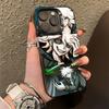Чехол для телефона Нагито Хаджиме Комахина для iPhone 15,16,12,14,13,17,11,E,Pro,Max,Plus,Air,Mini Черный ТПУ Чехол