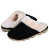 Fashion Litfun Warm Cotton Slippers For Women Men Fluffy House Fur Slippers  Indoor Flats Slip-on Soft Slippers Couple House Mute Slides