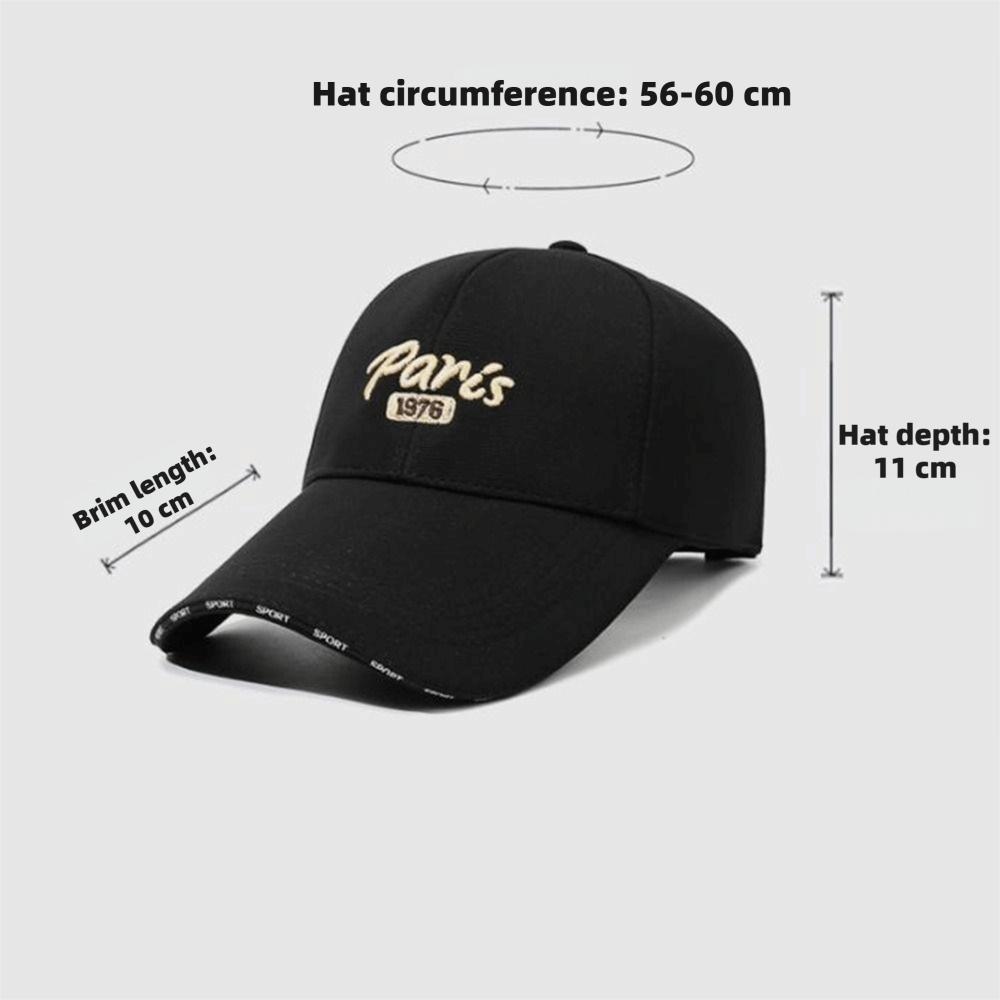 Adjustable Embroidery Baseball Caps Breathable Sunscreen Hats Cotton Baseball Hats Men Women