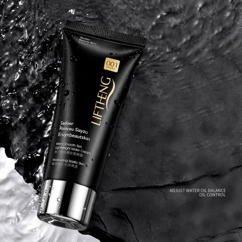 Liftheng Мужской легкий телесный крем для макияжа, увлажняющий крем для ленивой кожи, водостойкий крем для лица против пота.