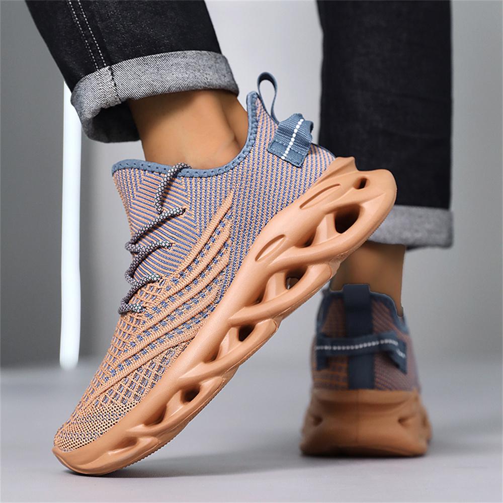 Fashion Breathable Sneakers Men Casual Lightweight Sports Shoes High Quality Shock-absorption Non-slip Outdoor Walking Running Shoes