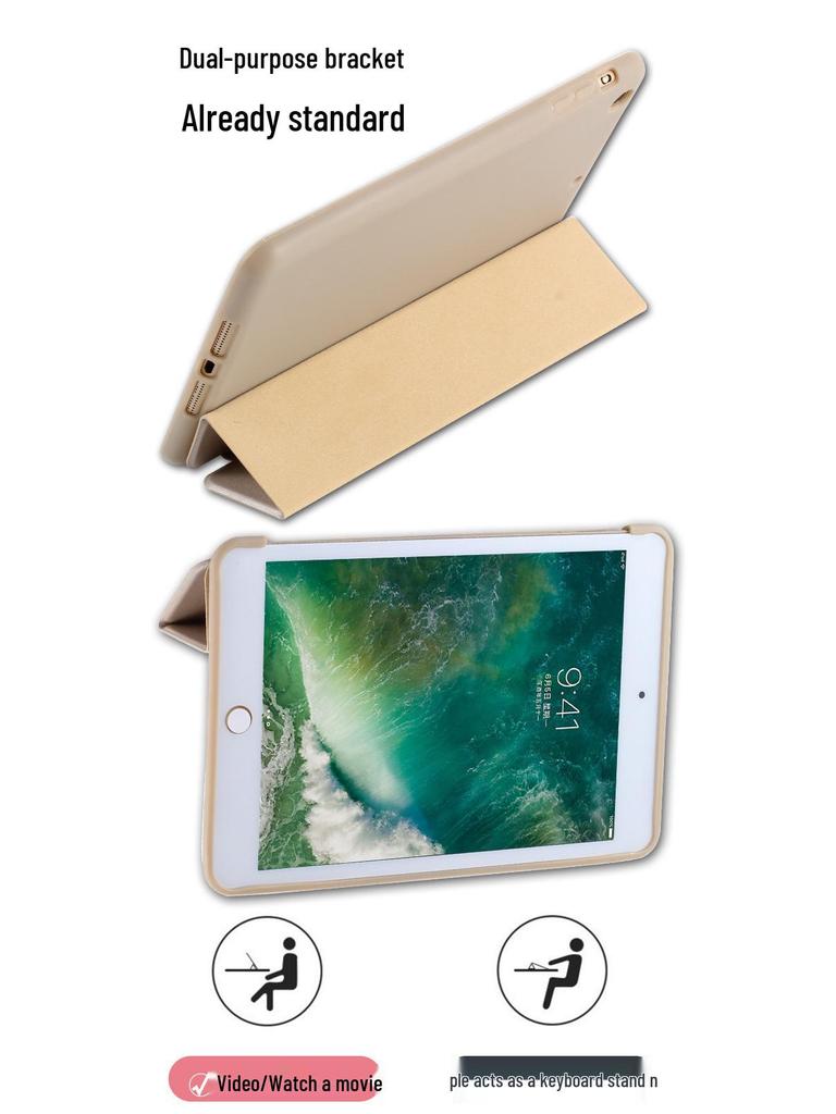 2024 iPad Air 6 Silicone Leather Case: 10.2-11 Inch Soft, Heat Dissipating, Anti-Drop Full Wrap Shell