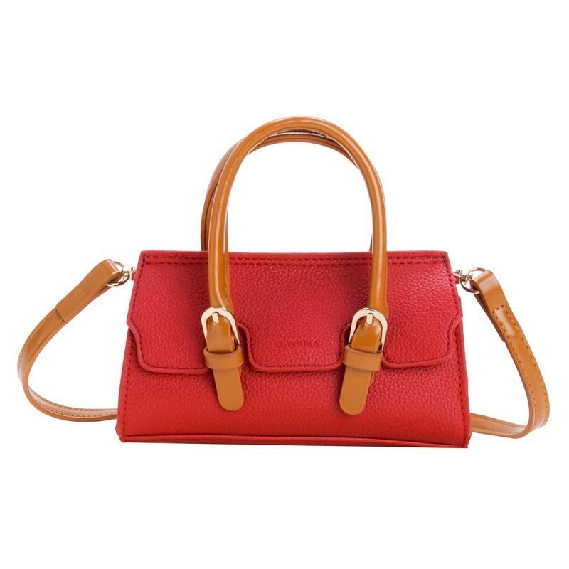 Handbag Stylish Girl Kids Mini Shoulder Bag Shopping Purse With Simple Style