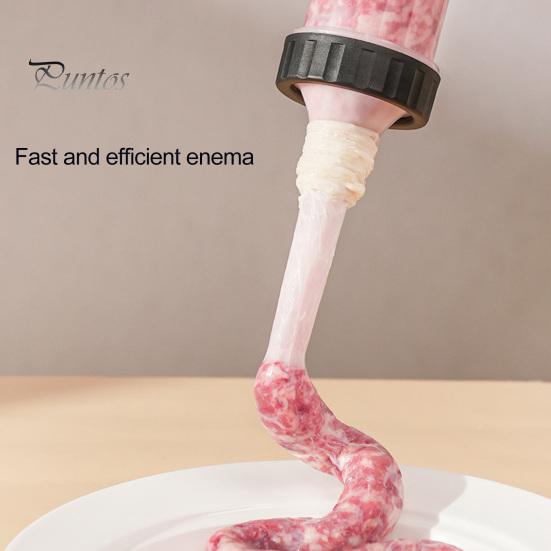 Машина для наполнения колбасных изделий мясом, ручная машина для наполнения колбас с 3 трубками, пищевая, большой емкости, набор трубок для наполнения колбасных изделий домашнего приготовления