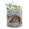 for Creative Resin Plant Flowerpot for Home Garden Decoration Gift for Office Home Bar Balcony Garden Anti-corrosion X3UC