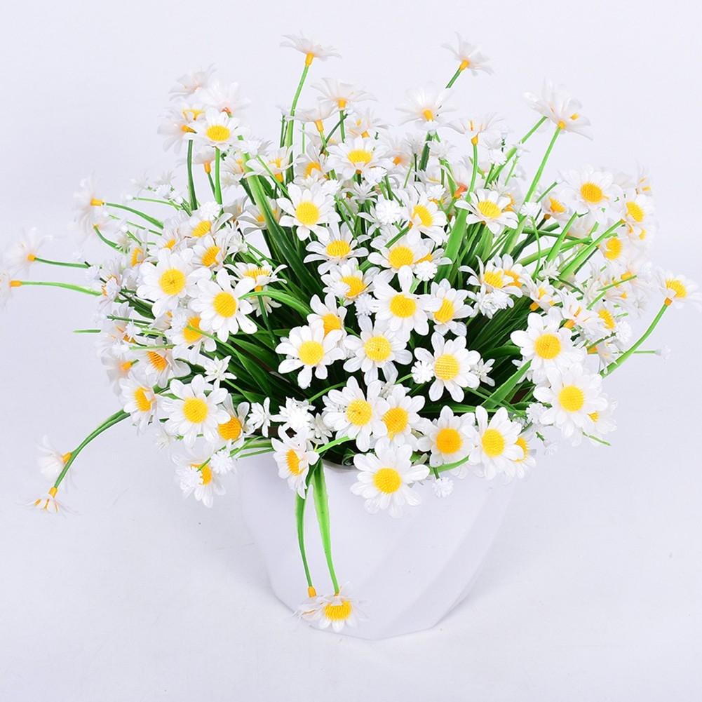 1 связка искусственных ромашек поддельные цветы крыльцо домашний свадебный декор