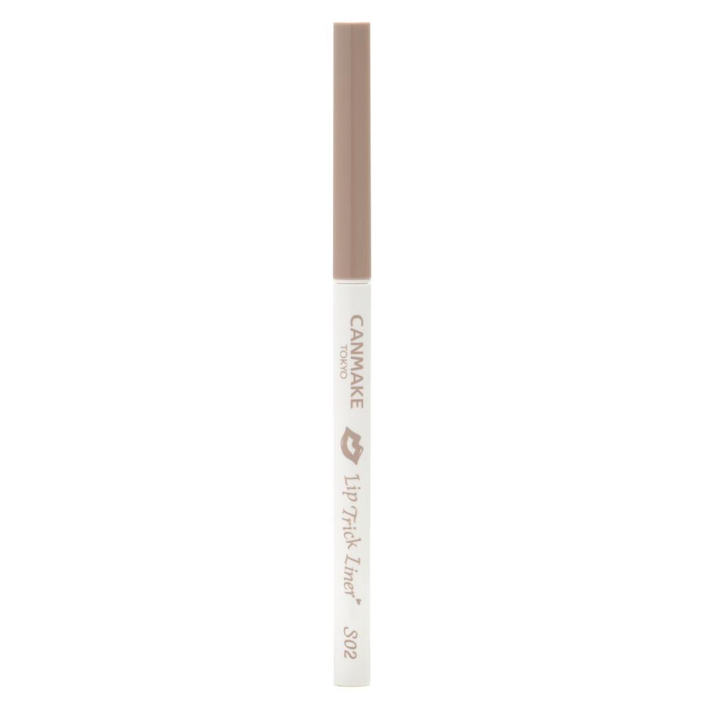 Canmake Lip Trick Liner Deceptive Lip Выдвижной S02, Коричневый, Затенение, Карандаш, 1,5 мм,