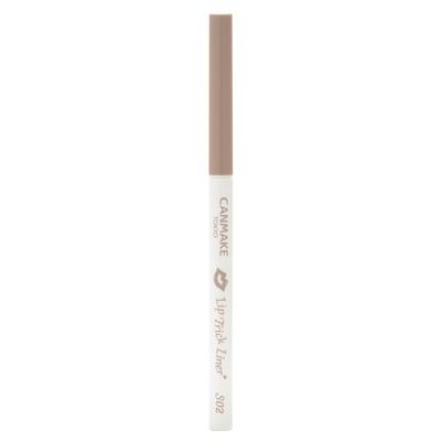 Canmake Lip Trick Liner Deceptive Lip Выдвижной S02, Коричневый, Затенение, Карандаш, 1,5 мм,