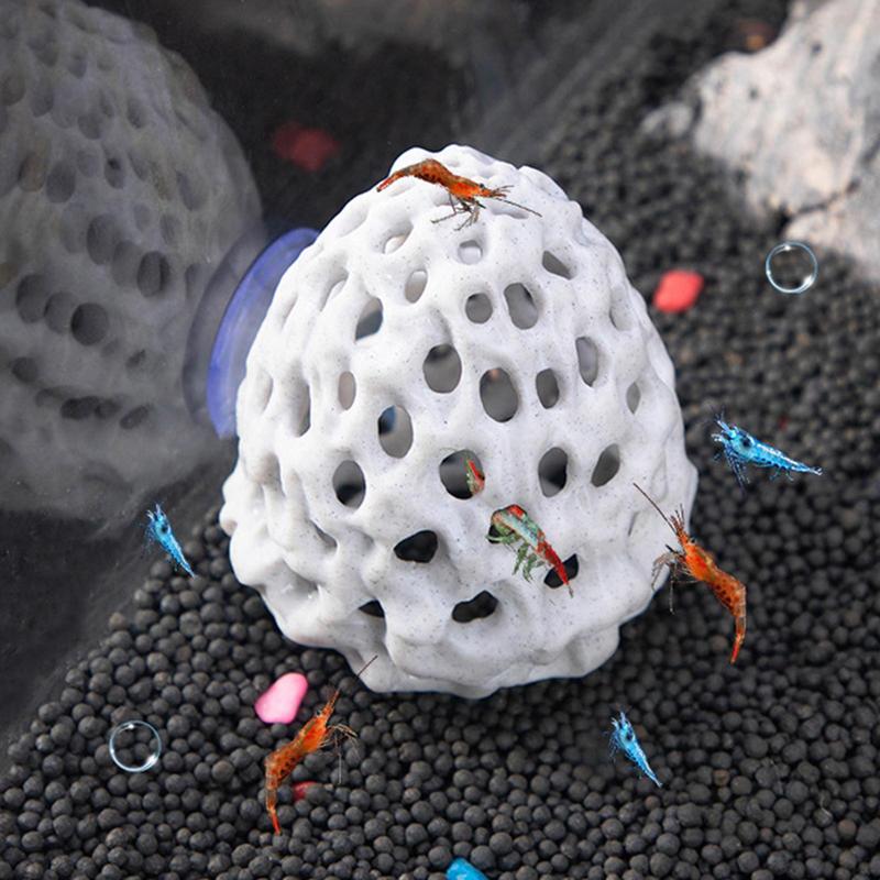 Укрытия для креветок для аквариума Укрытие-пещера для маленьких рыб Пористые устойчивые аквариумные укрытия Пещера для аквариума петушка