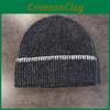 Simple Knitted Hat With Solid Color Design For Cold Season And Street Fashion