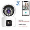 LS VISION 4G Camera Indoor Dual Lens SIM Card Mini IP Camera 2K 4MP WIFI Wireless Security Night Vision Camara V380 Pro Video Surveillance
