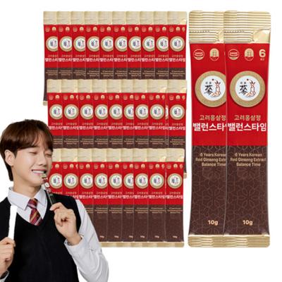 Pungnyeonbogam Экстракт красного корейского женьшеня 6-летней выдержки Balance Time, 10 г (7 вариантов)