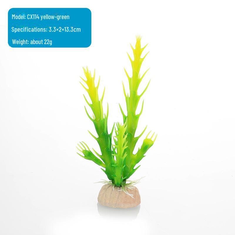 CX Series Fish Tank Decoration: Large Artificial Cactus and Aquarium Plant Simulation